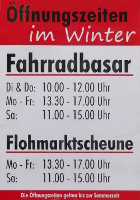 Öffnungszeiten im Winter